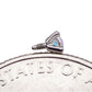 16g Titanium Internally Threaded Microdermal Top with Prong set CZ Gem