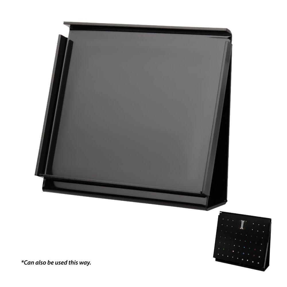 Black Acrylic Display Ramp Only (for Invictus Black Flat Display and 57-Hole Leatherette Pads)