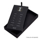 24 Hole Black Leatherette Pad for 14Kt Gold Birthstone Tops