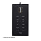 24 Hole Black Leatherette Pad for 14Kt Gold Birthstone Tops