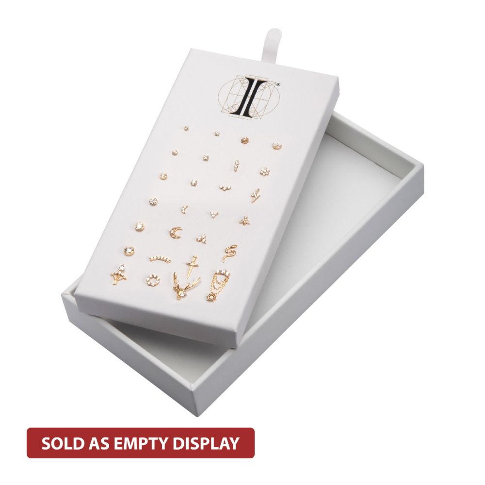 28 Hole White Leatherette Pad