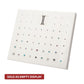 57 Hole White Leatherette Pad for Threadless & Internally Threaded Tops