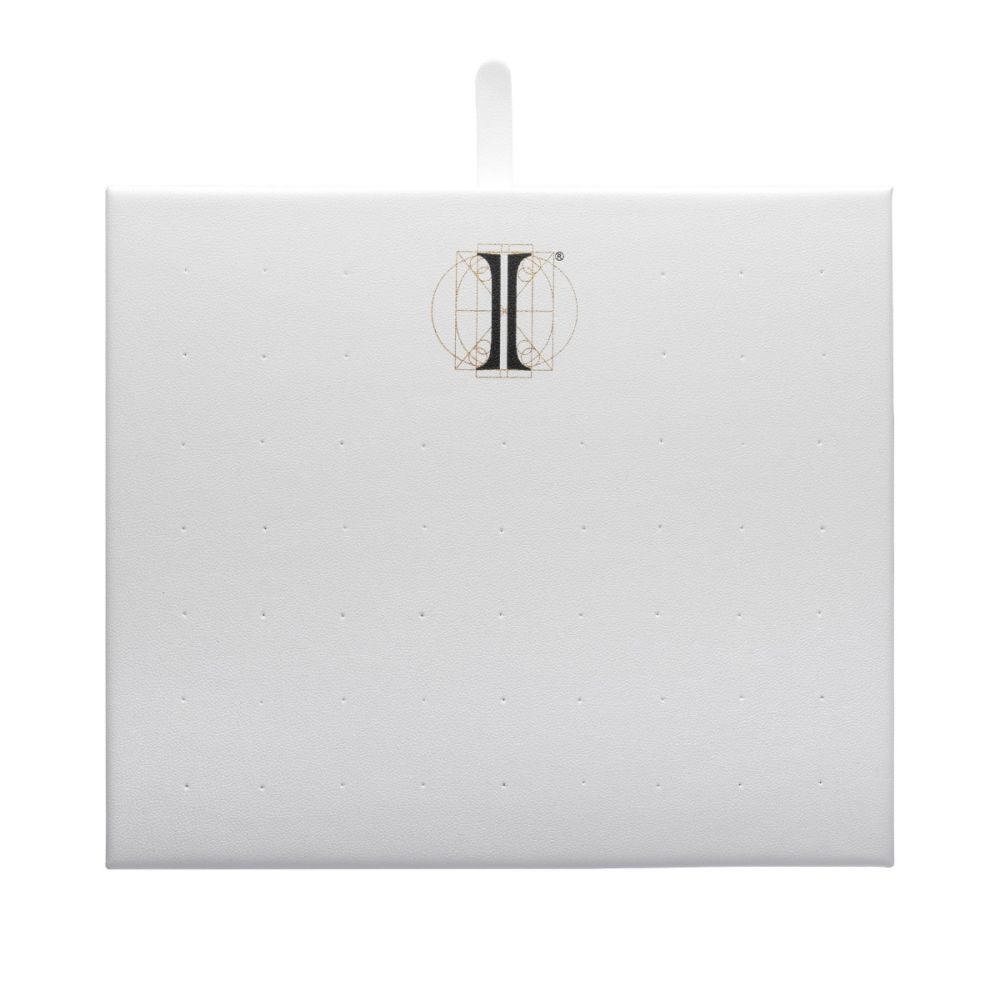 57 Hole White Leatherette Pad for Threadless & Internally Threaded Tops