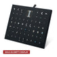 57 Hole Black Leatherette Pad for Threadless & Internally Threaded Tops