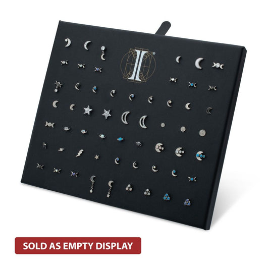 57 Hole Black Leatherette Pad for Threadless & Internally Threaded Tops