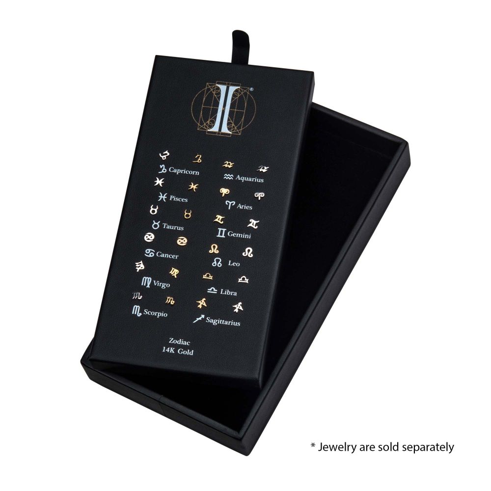 24 Hole Black Leatherette Pad for 14Kt Gold Zodiac Tops