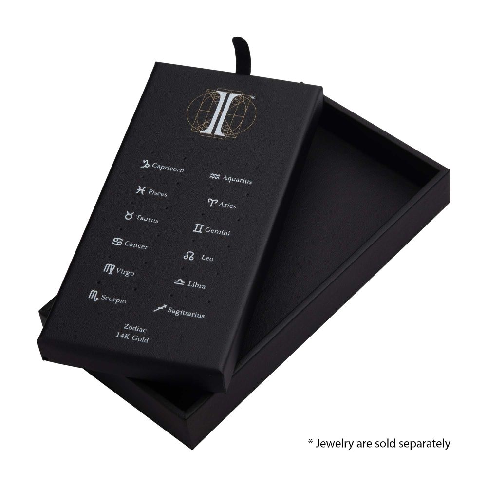 24 Hole Black Leatherette Pad for 14Kt Gold Zodiac Tops