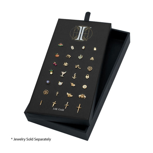 28 Hole Black Leatherette Pad for 14Kt Gold Tops