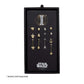 28 Hole Black Leatherette Pad for 14Kt Gold Star Wars Jewelry