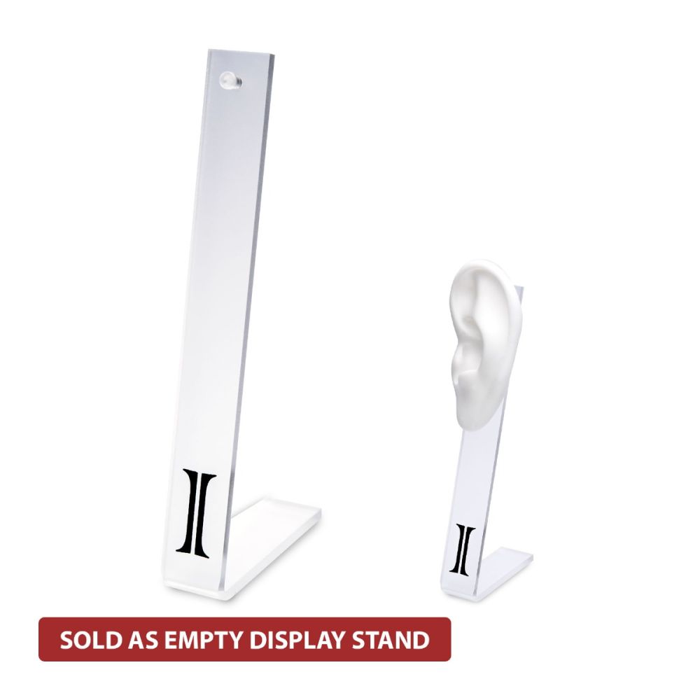 L-Bend Acrylic with Hole for Ear Silicone Display