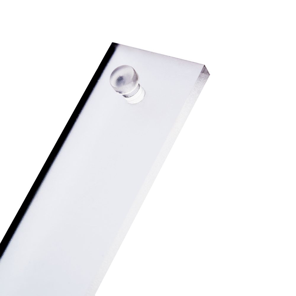 L-Bend Acrylic with Hole for Ear Silicone Display