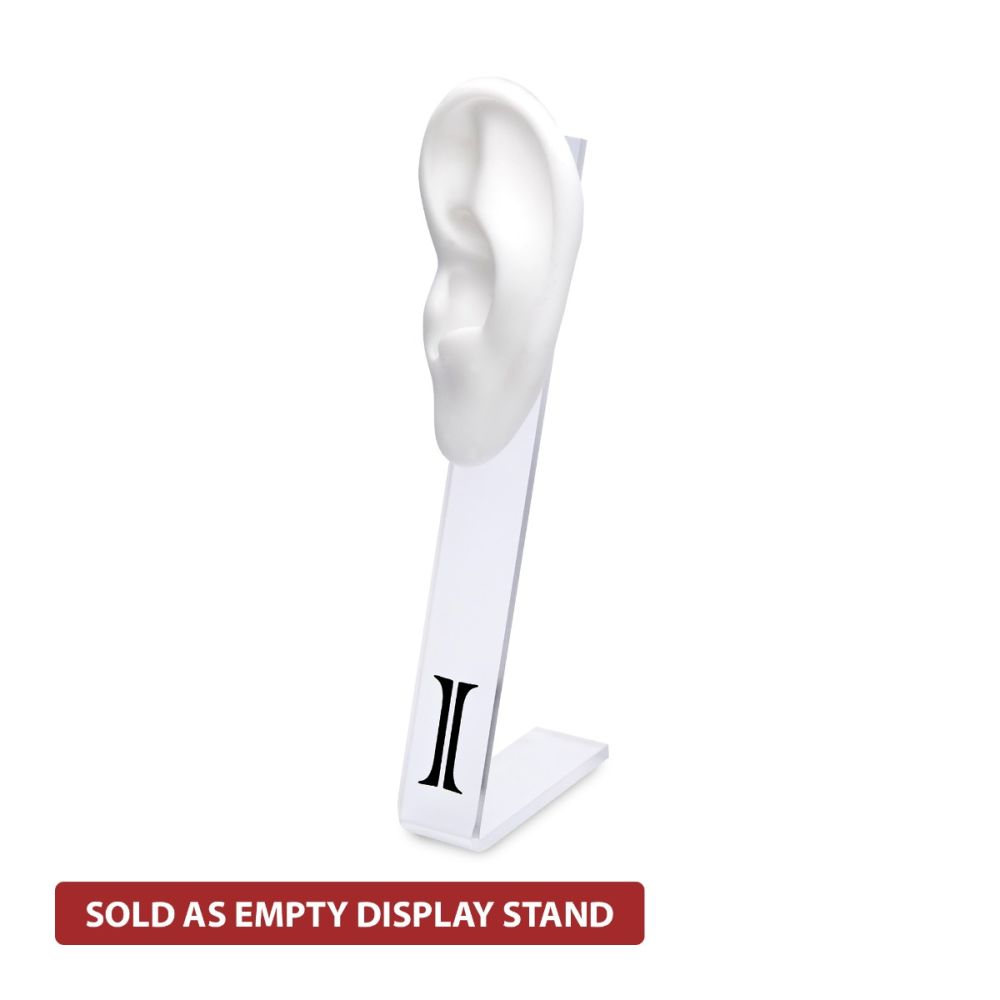 L-Bend Acrylic with Hole for Ear Silicone Display