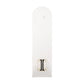 Rounded Top L-Bend Acrylic with Hole for Left Ear Display