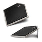 Brushed Titanium Prism Frame on Black Leatherette with 14-Pin Hole Empty Display Stand for Titanium Threadless Threaded Tops