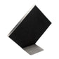 Brushed Titanium Prism Frame on Black Leatherette with 14-Pin Hole Empty Display Stand for Titanium Threadless Threaded Tops