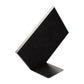 Brushed Titanium Prism Frame on Black Leatherette with 33-Pin Hole Empty Display Stand for Titanium Threadless Threaded Tops
