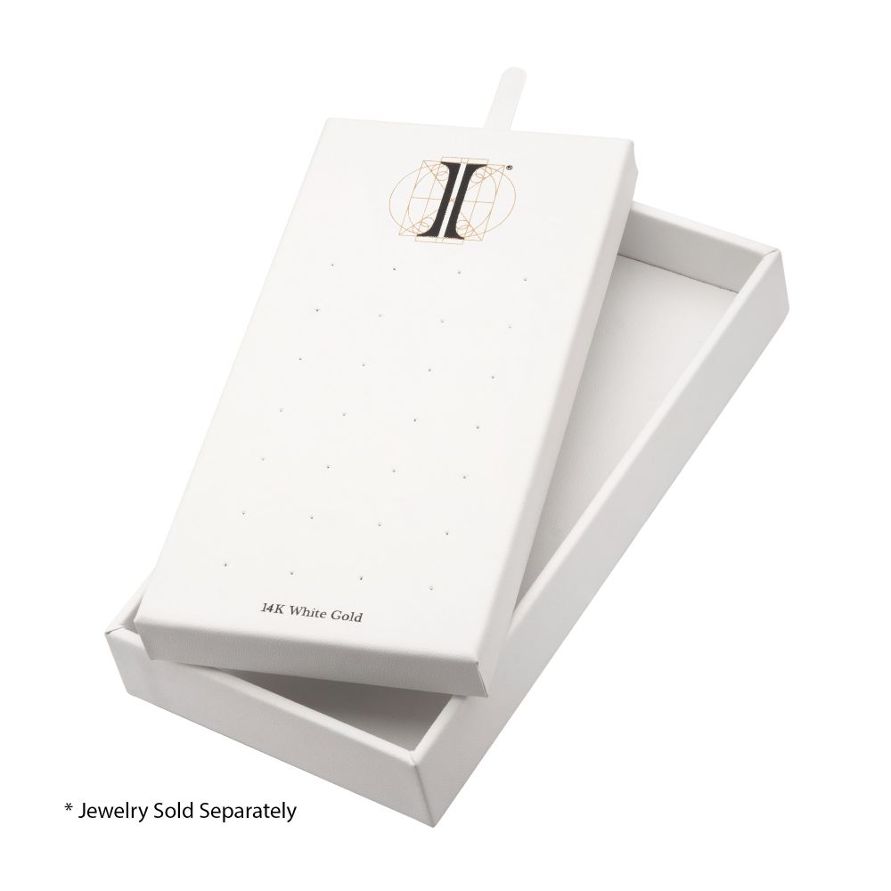 28 Hole White Leatherette Pad for 14Kt White Gold Tops