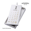 28 Hole White Leatherette Pad for 14Kt Gold Lab-Grown Diamond Tops