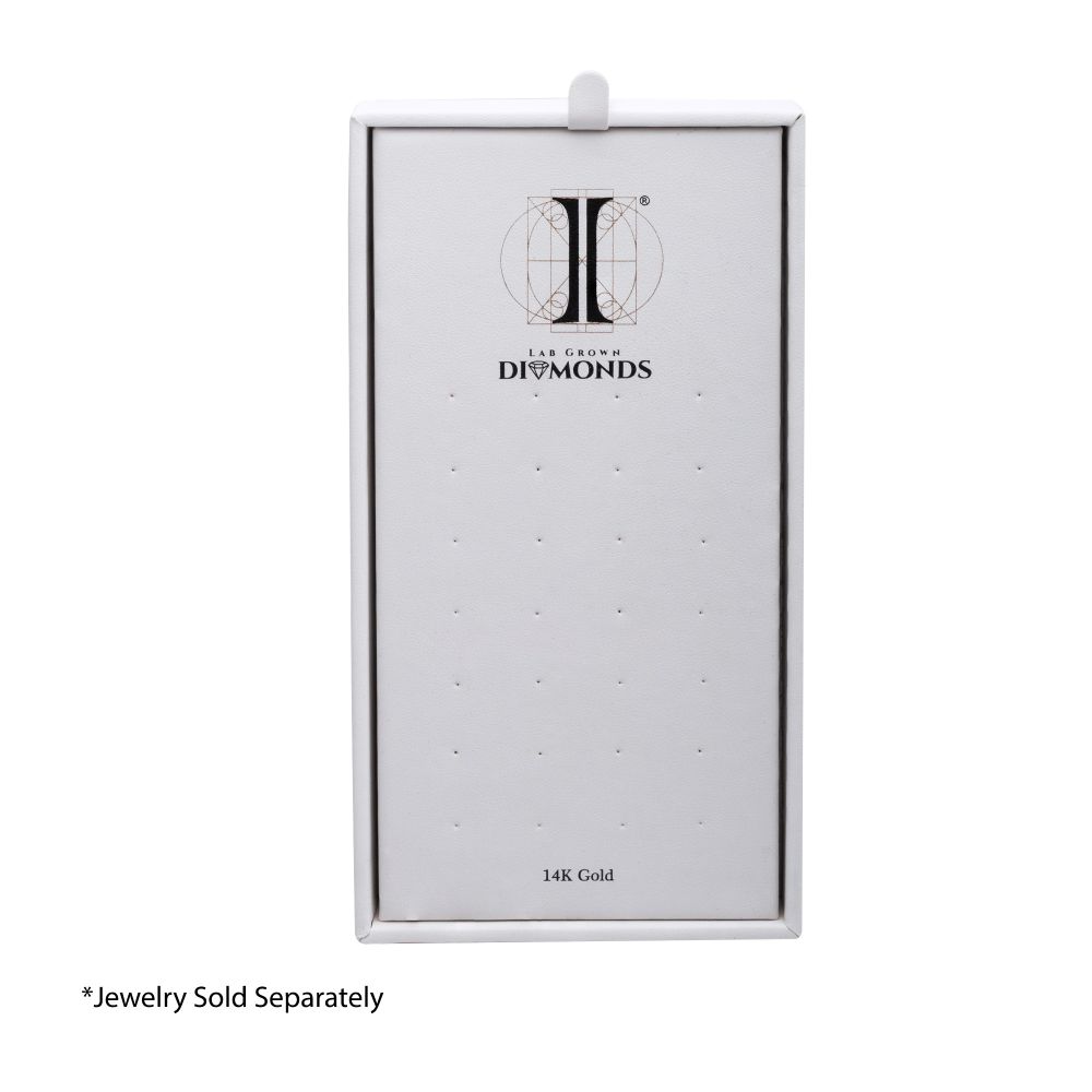 28 Hole White Leatherette Pad for 14Kt Gold Lab-Grown Diamond Tops