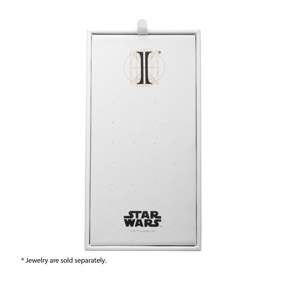 28 Hole White Leatherette Pad for 14Kt Gold Star Wars Jewelry