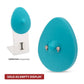 Teal Silicone Nipple Display
