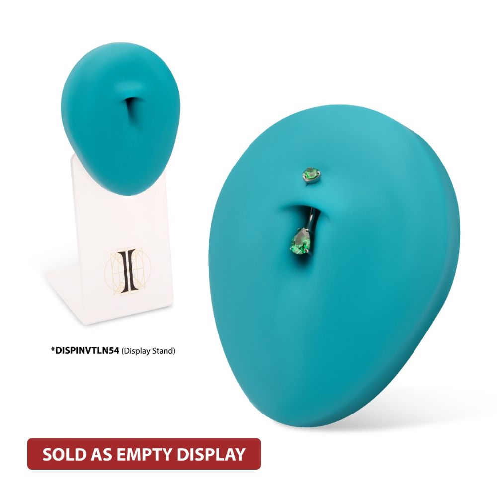 Teal Silicone Navel Display