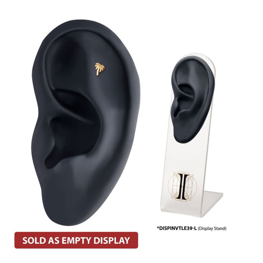 Black Silicone Left Ear Display