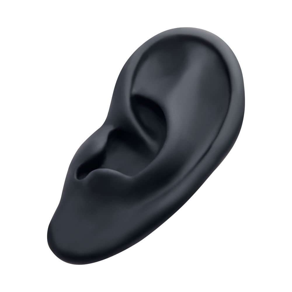 Black Silicone Left Ear Display
