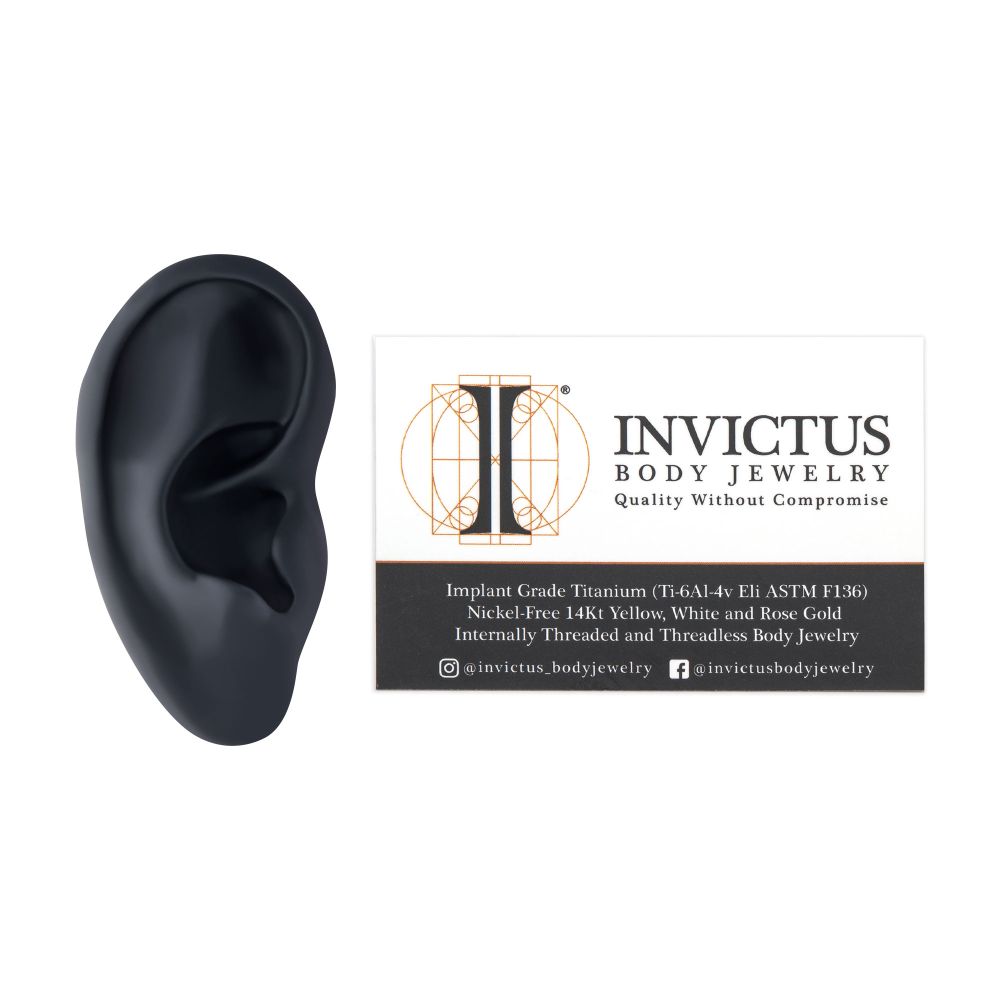 Black Silicone Right Ear Display