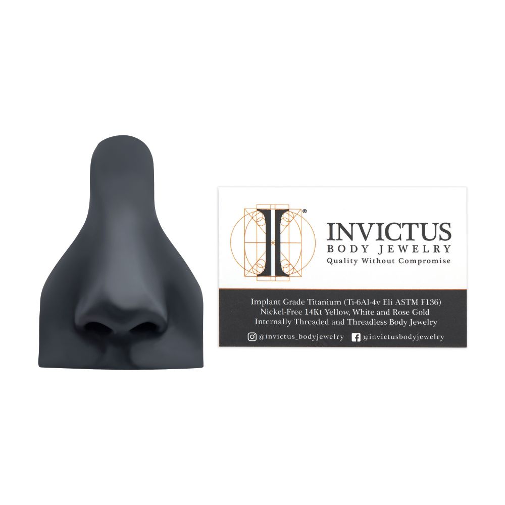 Black Silicone Nose Display