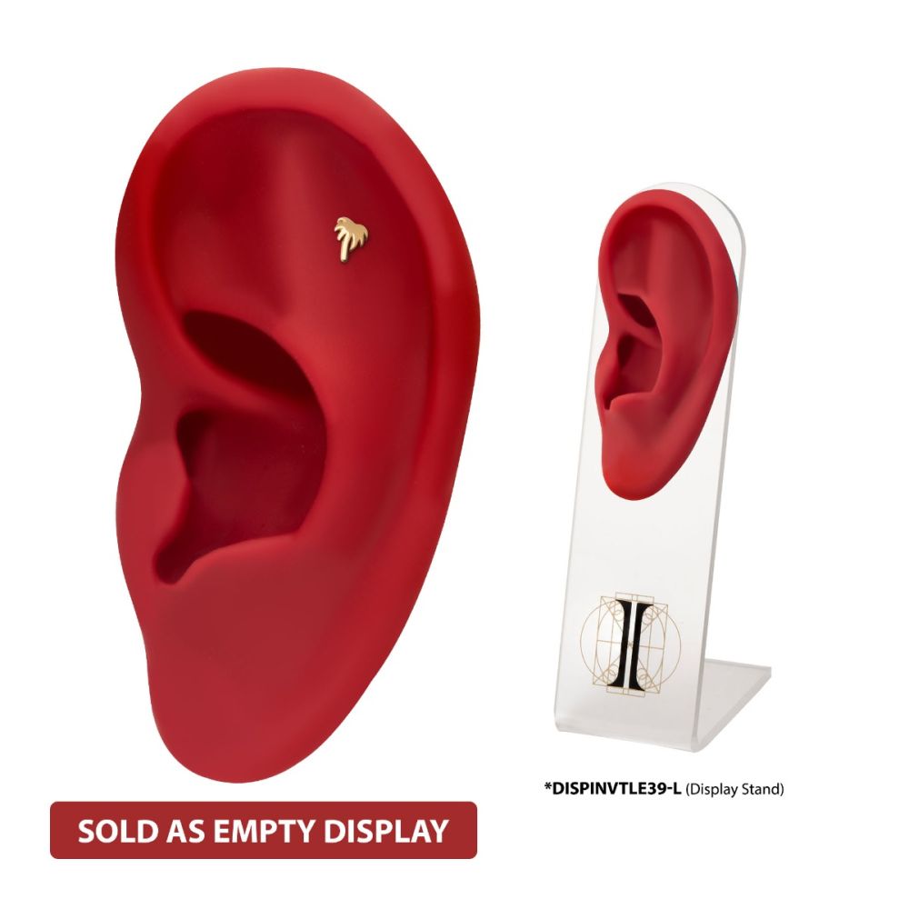 Red Silicone Left Ear Display