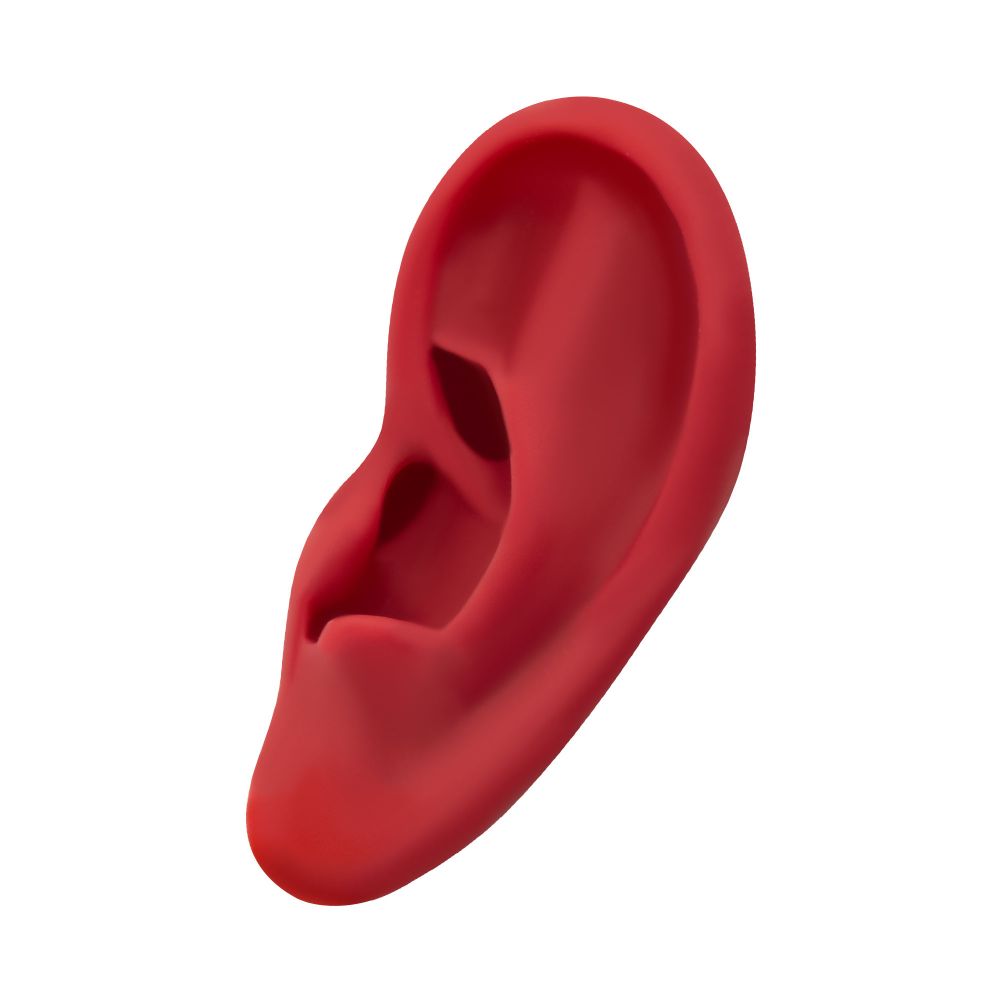 Red Silicone Left Ear Display
