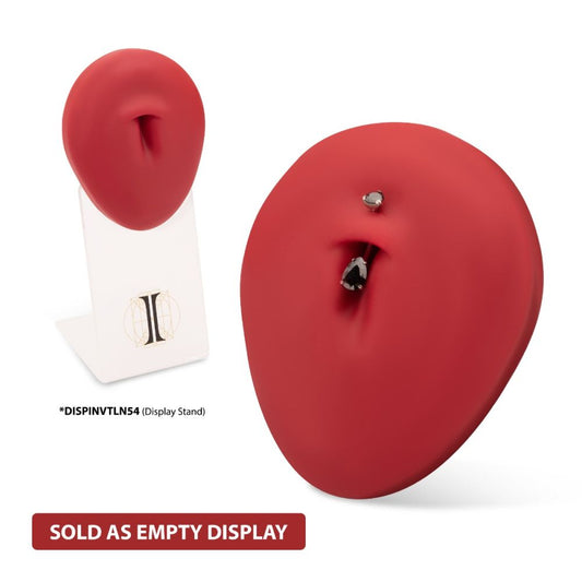 Red Silicone Navel Display