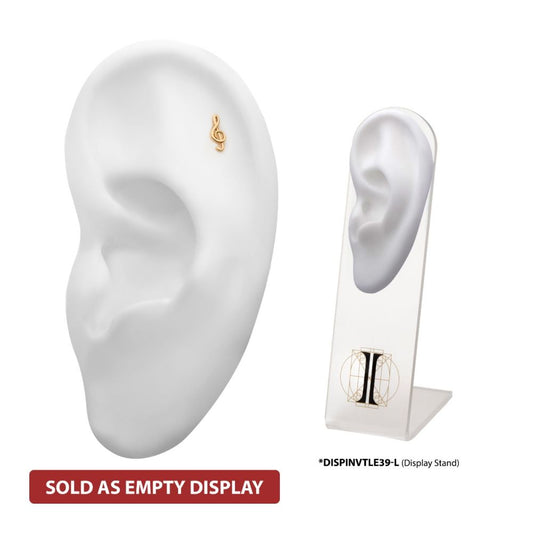 White Silicone Left Ear Display