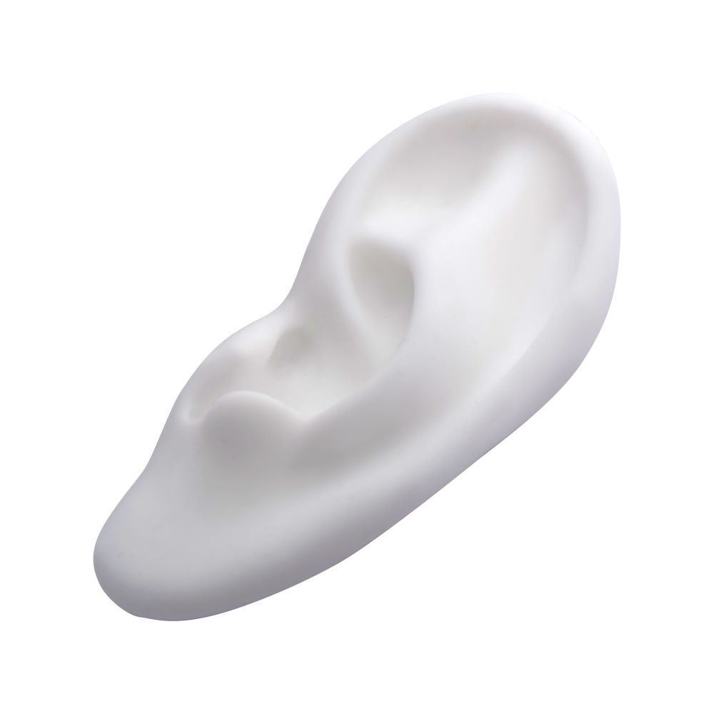 White Silicone Left Ear Display