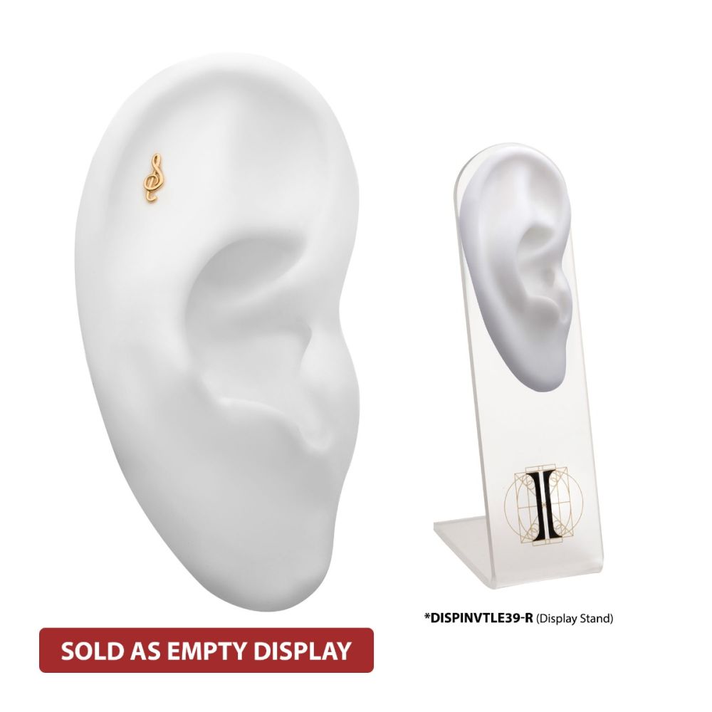 White Silicone Right Ear Display