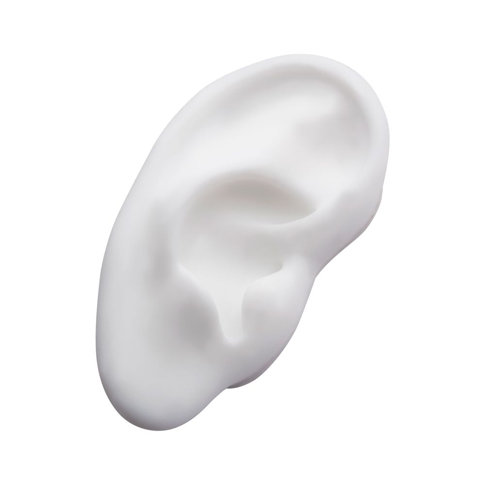 White Silicone Right Ear Display