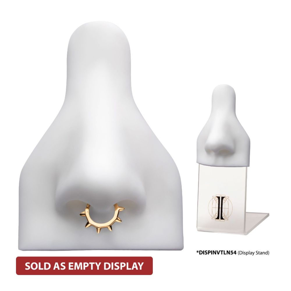 White Silicone Nose Display