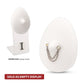 White Silicone Nipple Display