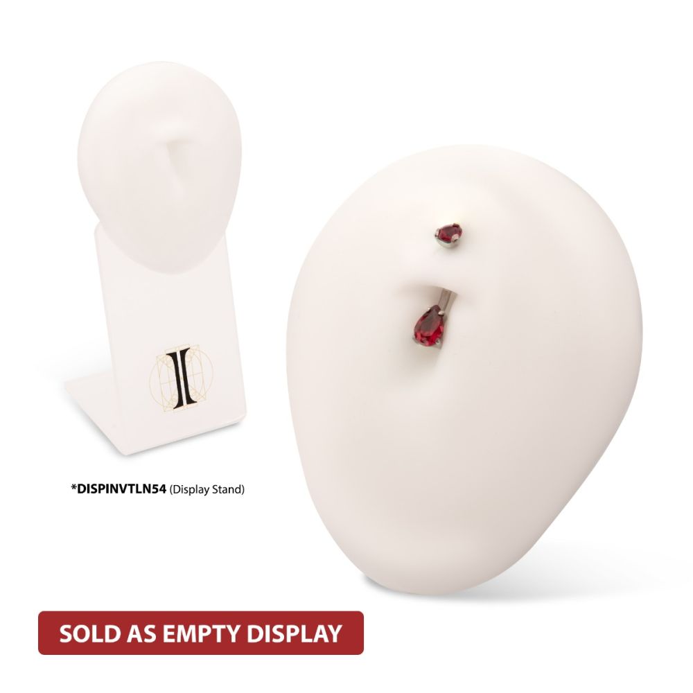 White Silicone Navel Display
