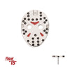 Titanium-Threadless Enamel Friday The 13th Jason Mask Top