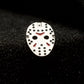 Titanium-Threadless Enamel Friday The 13th Jason Mask Top