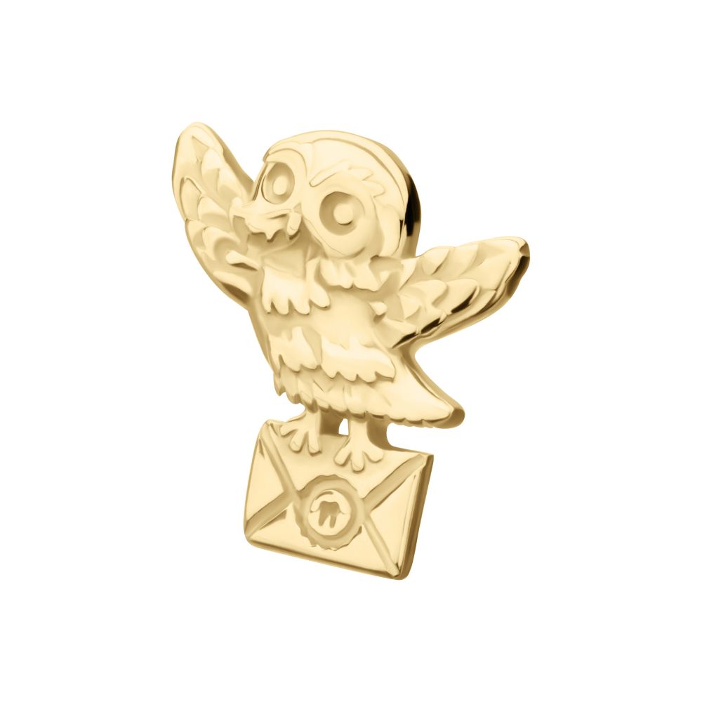 14Kt Gold Harry Potter Hedwig Threadless Top