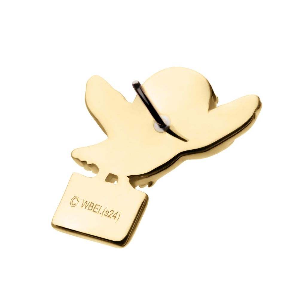 14Kt Gold Harry Potter Hedwig Threadless Top