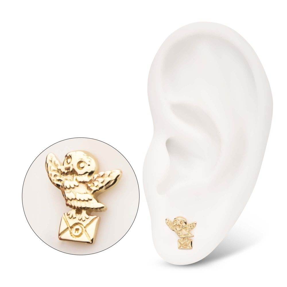 14Kt Gold Harry Potter Hedwig Threadless Top