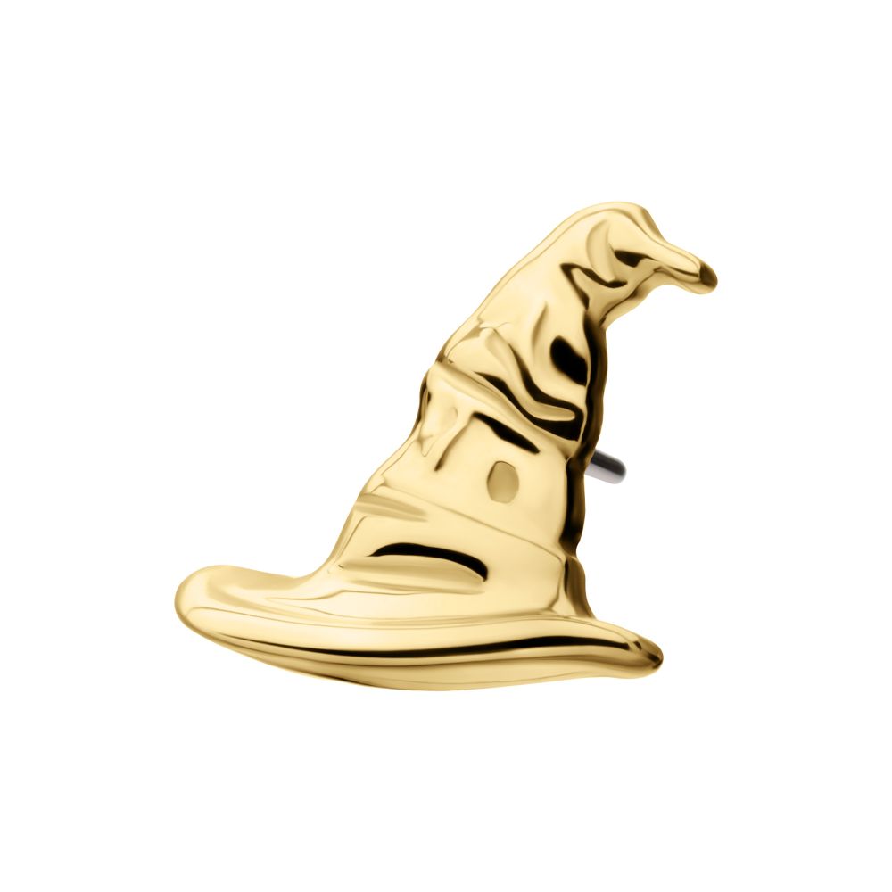 14Kt Gold Harry Potter Sorting Hat Threadless Top