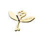 14Kt Gold Harry Potter Winged Key Threadless Top