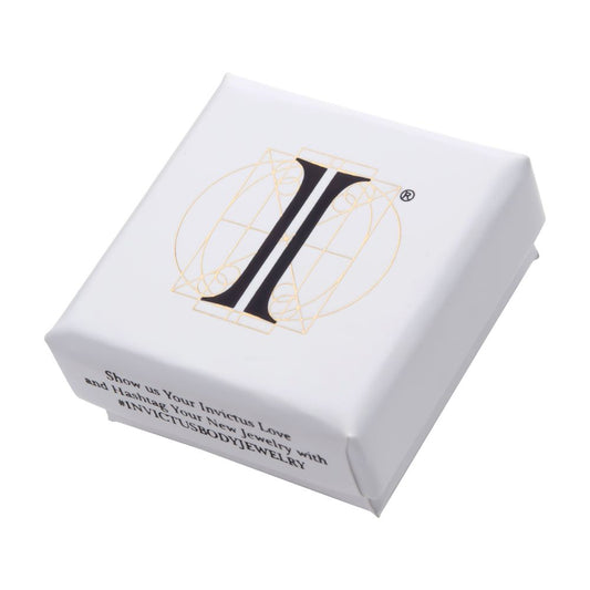 White Box with Insert for 14Kt Gold