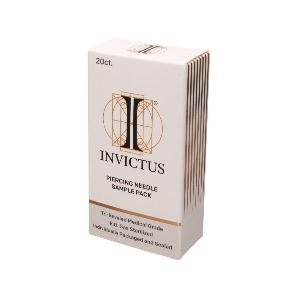 Tri-Beveled Ultra-Sharp Tips Uncoated Piercing Needles Sample Pack (20 needles per box)