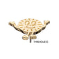 14Kt Yellow Gold Marvel Loki Miss Minutes Threadless Top